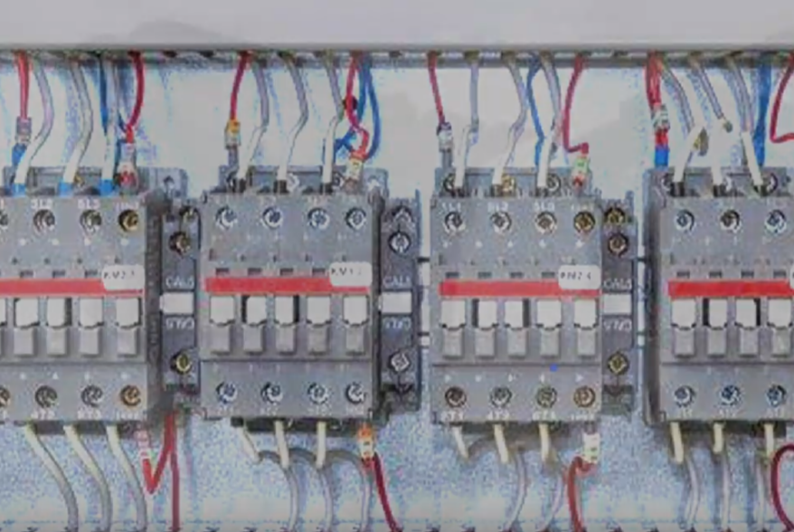 Most IEC contactors are mounted on rails.