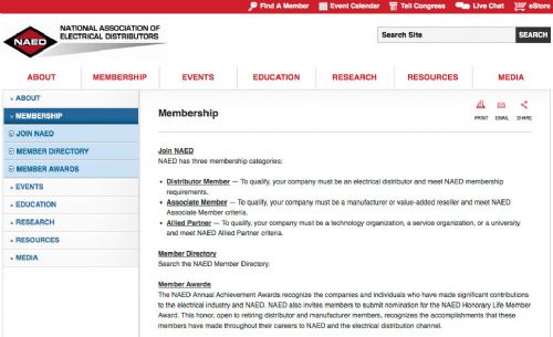 Repco is a National Association of Electrical Distributors (NAED) Associate Member